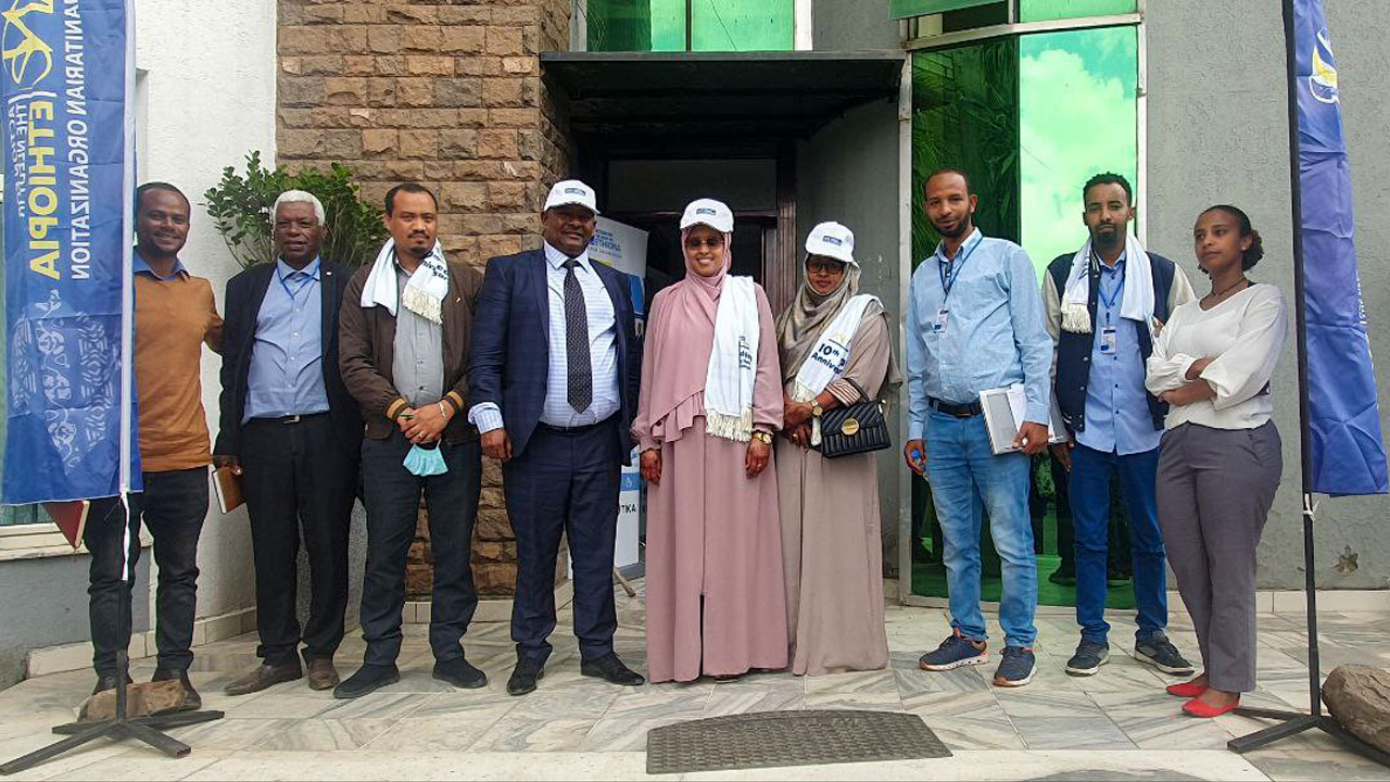 Madam Aisha Sheik Abdi visited Action for the Needy in Ethiopia
